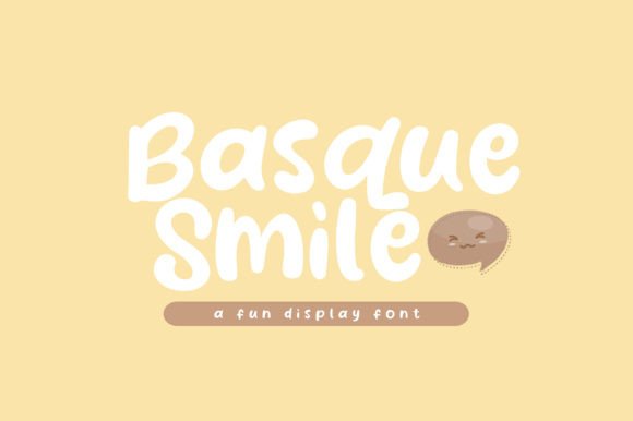 Add Playful Charm to Your Crafts with Basque Smile Font
