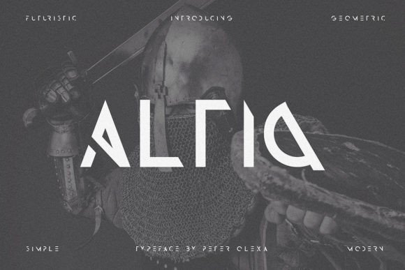 Altiq: A Geometric Display Font for Editorial Design
