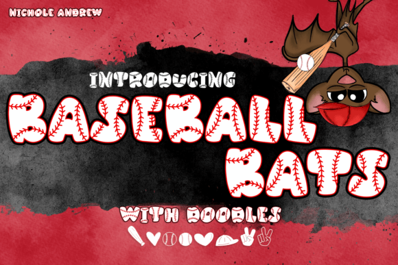 Baseball Bats: A Playful Display Font for Campaign Visuals That Stand Out