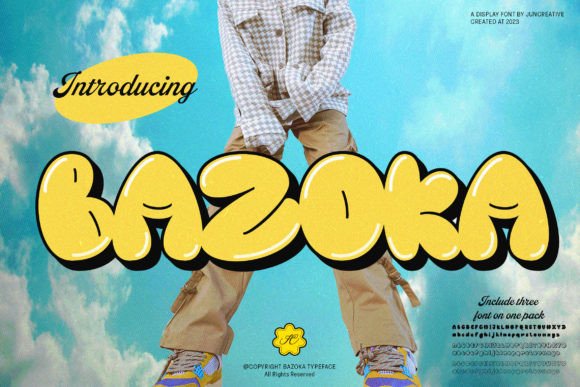 Bazoka Display Font for Urban Web Design and Bold Branding