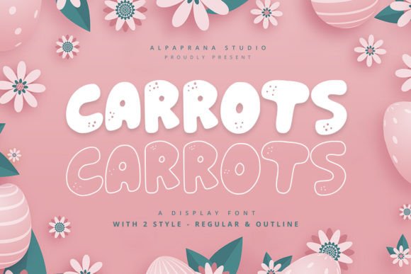 Carrots Font for Playful Branding and Campaign Graphics