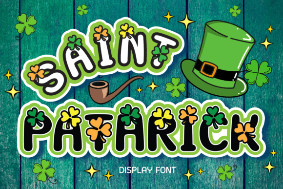 Clover Leaf: A Playful Display Font for St. Patrick’s Day Branding and Beyond