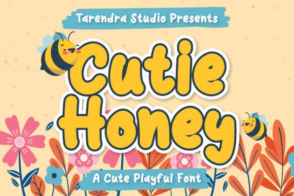 Cutiehoney Display Font for Playful Editorial Design