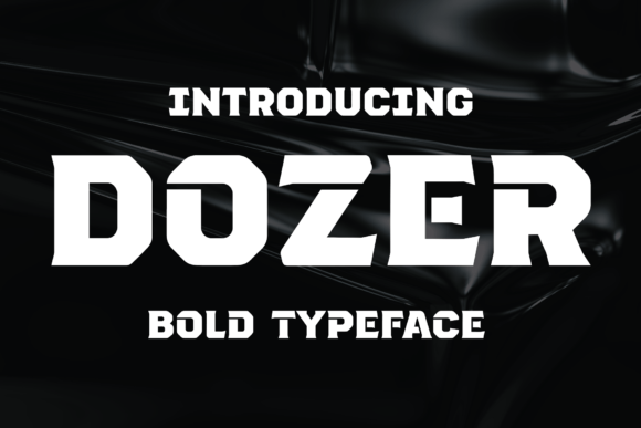 Dozer Display Font: Command Attention with Bold Campaign Visuals