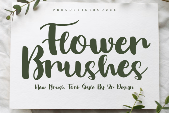 Flower Brushes for Authentic Small Business Branding