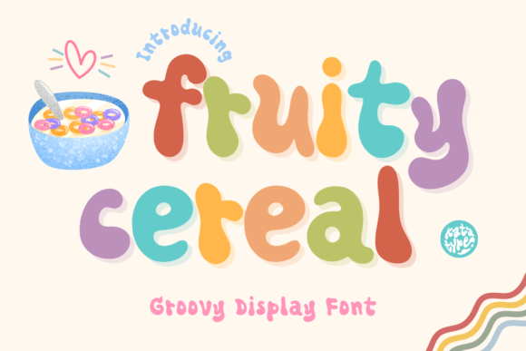 Fruity Cereal Display Font for Bold Campaign Visuals