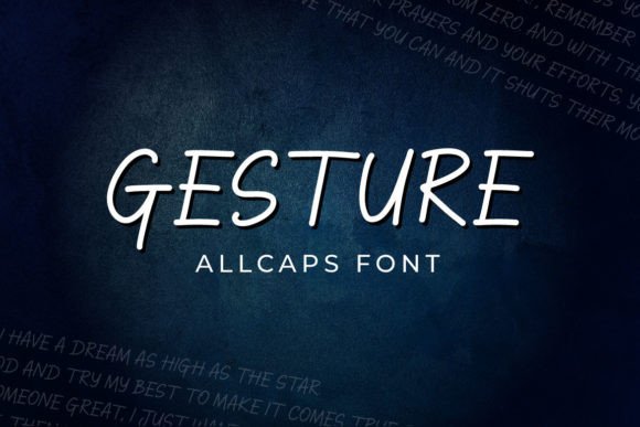 Gesture Display Font for Campaign Visuals That Cut Through the Noise