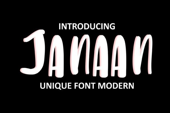 Janaan Display Font: A Refined Typeface for Editorial Design