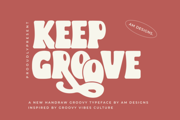 Keep Groove Display Font for Playful Branding and Web Design