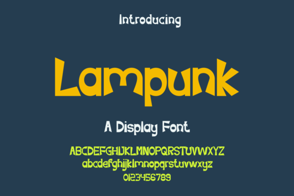 Lampunk: A Display Font Built for Campaign Impact