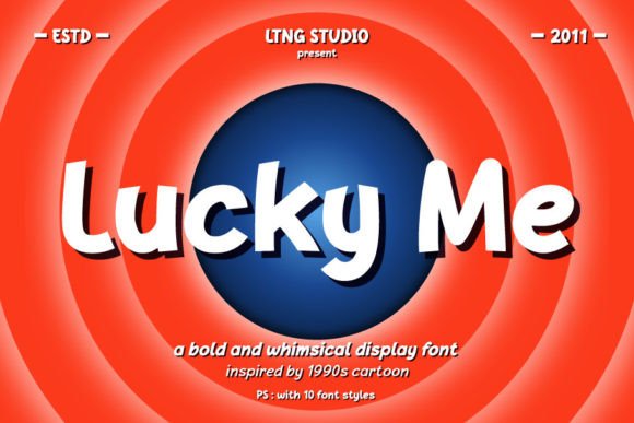 Lucky Me Font: A Playful Display Typeface for Branding