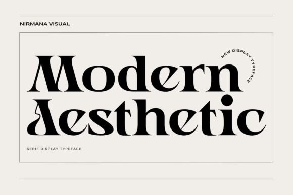 Modern Aesthetic: A Renaissance-Inspired Display Font
