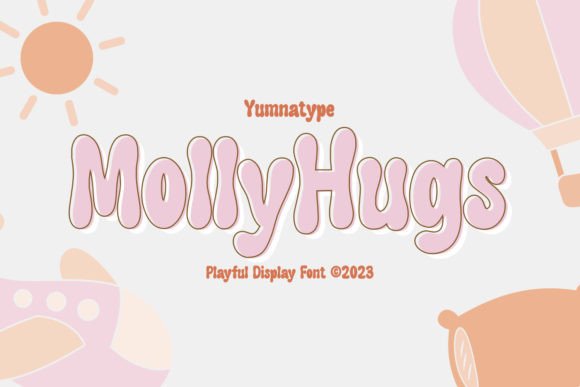 Molly Hugs Font for Handmade Product Labels and Creative Shop Branding