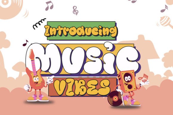 Music Vibes Font for Retro-Fueled Brand Campaigns and Digital Content