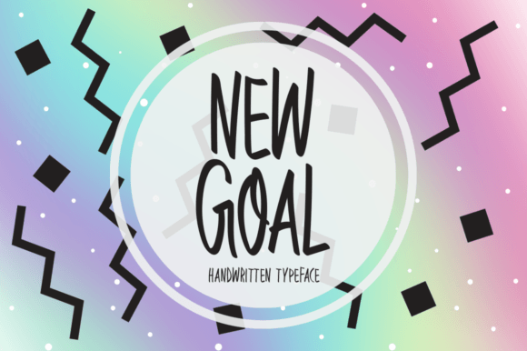 New Goal Font: A Handwritten Typeface for Quirky Business Branding