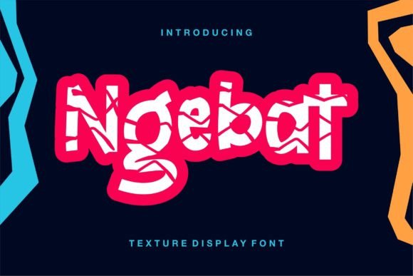 Ngebat Display Font for Cutting-Edge Campaign Visuals