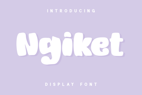 Ngiket Font Review: A Chunky Display Typeface for Editorial Design