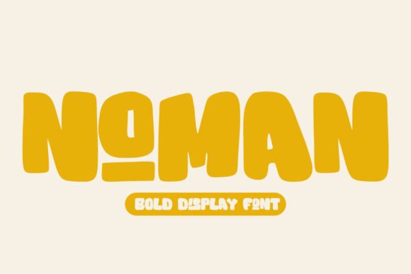 Noman Font: A Bold Retro Display Typeface for Creative Projects