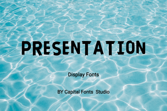Presentation Display Font for Professional Small Business Branding