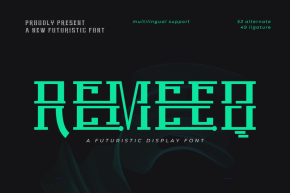 Remeeq: A Sleek Display Typeface for Modern Publishing