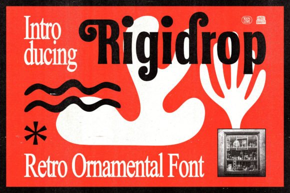 Rigidrop: A Vintage Signage-Inspired Font for Editorial Design