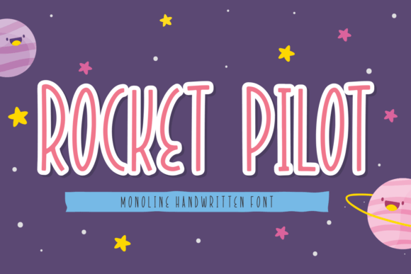 Rocket Pilot: A Retro Display Font for Bold Marketing Campaigns