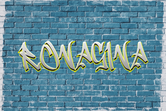 Ronagina Font Review: A Graffiti-Style Handwritten Display Font for Handmade Products