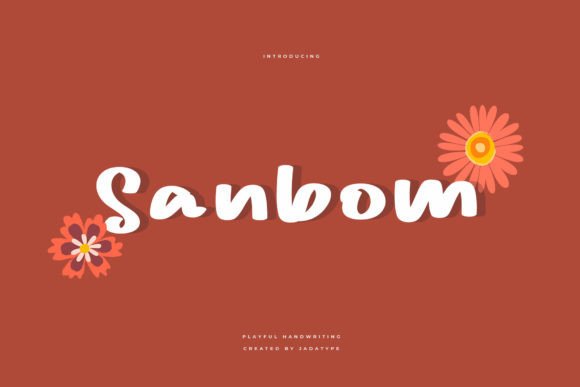 Sanbom: A Playful Handwritten Display Font for Modern Branding