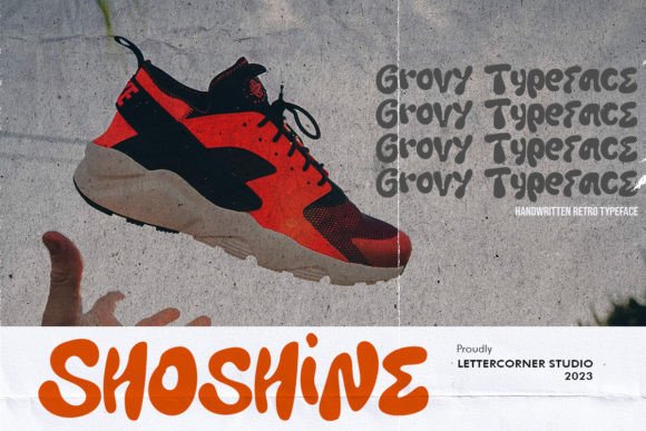 Shoshine Display Font for Editorial Design and Publication Branding