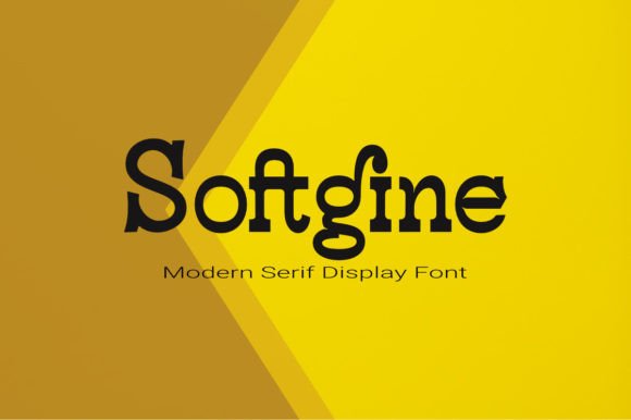 Softgine: The Display Serif Font Your Brand Needs