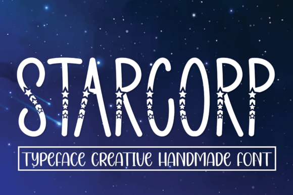 Starcorp: A Sweet Handwritten Display Font for Handmade Products and Shop Branding