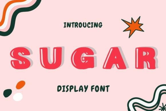 Sugar Font: A Bold Display Typeface for Creative Projects