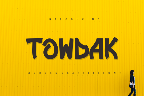 Towdak Display Font Review: Funky Typography for Your Next Craft Project