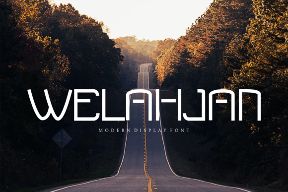 Welahjan Display Font for Handmade Product Branding