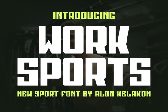 Work Sports Display Font for Modern Editorial Design